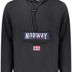 NORWAY 1963 FELPA SENZA ZIP UOMO NERO