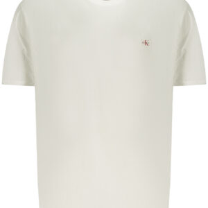 CALVIN KLEIN T-SHIRT MANICHE CORTE UOMO BIANCO