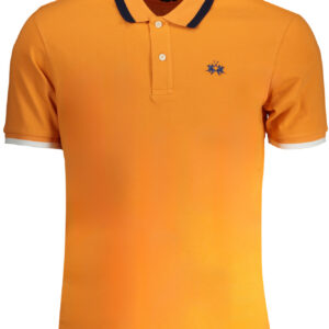 LA MARTINA POLO MANICHE CORTE UOMO ARANCIO