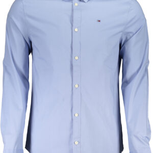 TOMMY HILFIGER CAMICIA MANICHE LUNGHE UOMO AZZURRO