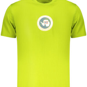 NAPAPIJRI T-SHIRT MANICHE CORTE UOMO VERDE