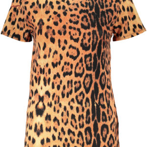 CAVALLI CLASS T-SHIRT MANICHE CORTE DONNA ARANCIO