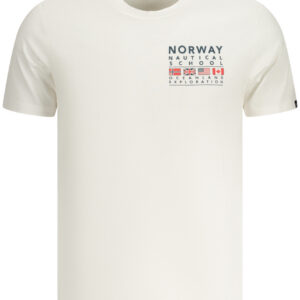 NORWAY 1963 T-SHIRT MANICHE CORTE UOMO BIANCO