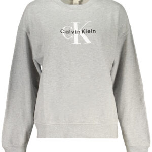 CALVIN KLEIN FELPA SENZA ZIP DONNA GRIGIO
