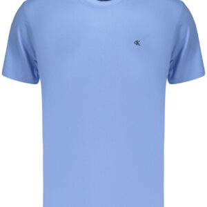 CALVIN KLEIN T-SHIRT MANICHE CORTE UOMO AZZURRO