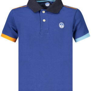 NORTH SAILS POLO MANICHE CORTE BAMBINO BLU