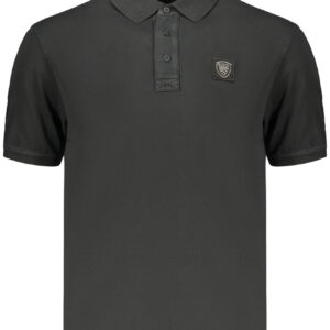 BLAUER APPAREL POLO MANICHE CORTE UOMO NERO
