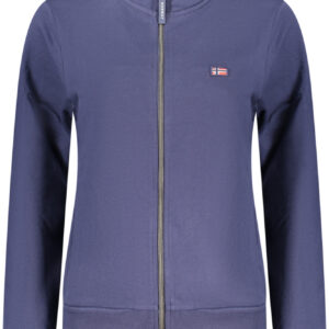 NORWAY 1963 FELPA CON ZIP DONNA BLU