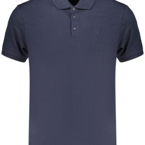CALVIN KLEIN POLO MANICHE CORTE UOMO BLU