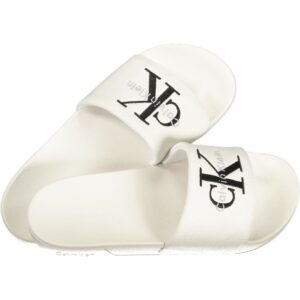 CALVIN KLEIN CALZATURA CIABATTA UOMO BIANCO