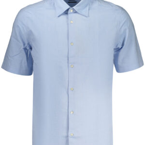 BOSS CAMICIA MANICHE CORTE UOMO AZZURRO