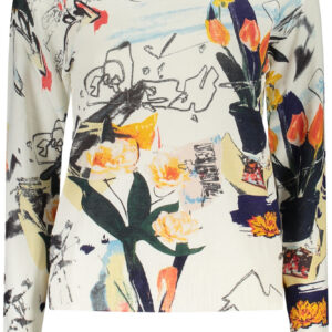 DESIGUAL MAGLIA DONNA BIANCO