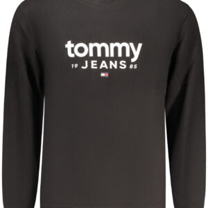 TOMMY HILFIGER FELPA SENZA ZIP UOMO NERO