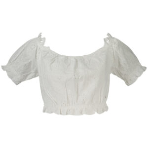 GUESS JEANS TOP DONNA BIANCO