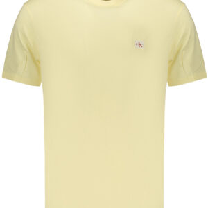 CALVIN KLEIN T-SHIRT MANICHE CORTE UOMO GIALLO