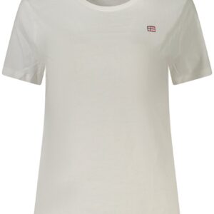 NORWAY 1963 T-SHIRT MANICHE CORTE DONNA BIANCO