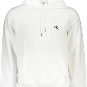 CALVIN KLEIN FELPA SENZA ZIP UOMO BIANCO