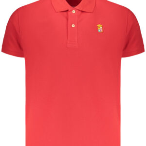 MARINA MILITARE POLO MANICHE CORTE UOMO ROSSO