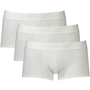 BIKKEMBERGS BOXER UOMO BIANCO