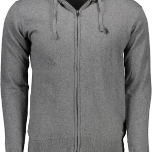 U.S. POLO ASSN. CARDIGAN UOMO GRIGIO