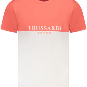 TRUSSARDI T-SHIRT MANICHE CORTE UOMO ROSA
