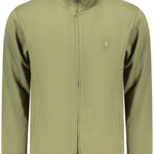 COVERI MOVING FELPA CON ZIP UOMO VERDE