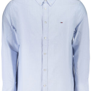 TOMMY HILFIGER CAMICIA MANICHE LUNGHE UOMO AZZURRO