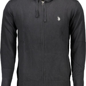 U.S. POLO ASSN. CARDIGAN UOMO NERO