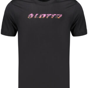 LOTTO T-SHIRT MANICHE CORTE UOMO NERO