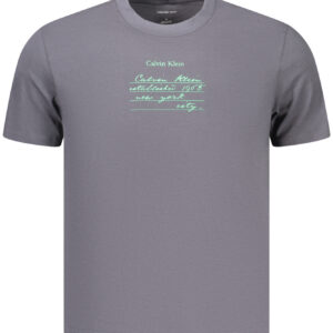 CALVIN KLEIN T-SHIRT MANICHE CORTE UOMO GRIGIO