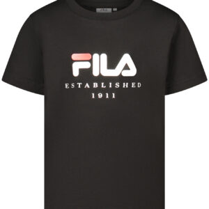 FILA T-SHIRT MANICHE CORTE BAMBINA NERO