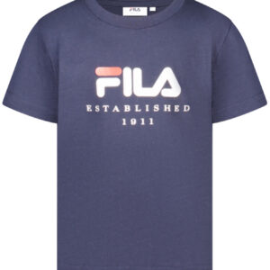 FILA T-SHIRT MANICHE CORTE BAMBINA BLU