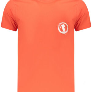 BIKKEMBERGS T-SHIRT MANICHE CORTE UOMO ARANCIO