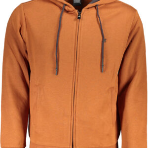 U.S. GRAND FELPA CON ZIP UOMO MARRONE