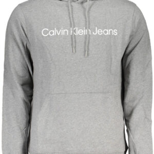 CALVIN KLEIN FELPA SENZA ZIP UOMO GRIGIO