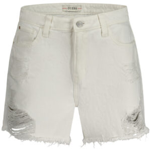 GUESS JEANS JEANS SHORT DONNA BIANCO
