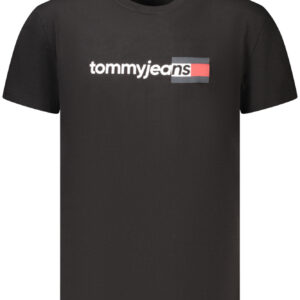 TOMMY HILFIGER T-SHIRT MANICHE CORTE UOMO NERO