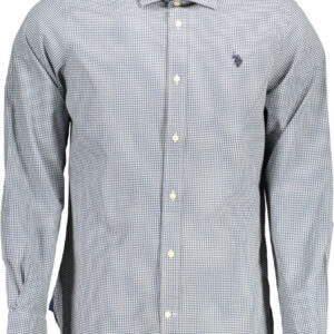 U.S. POLO ASSN. CAMICIA MANICHE LUNGHE UOMO AZZURRO