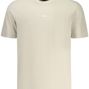 BOSS T-SHIRT MANICHE CORTE UOMO BEIGE