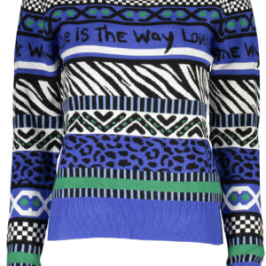 DESIGUAL MAGLIA DONNA BLU