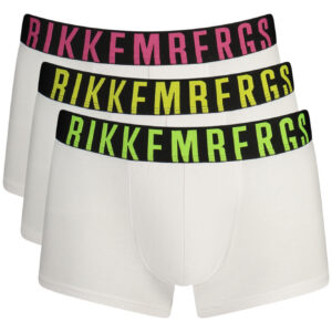 BIKKEMBERGS BOXER UOMO BIANCO