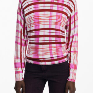 DESIGUAL MAGLIA DONNA ROSA