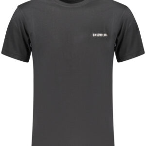 BIKKEMBERGS T-SHIRT MANICHE CORTE UOMO NERO