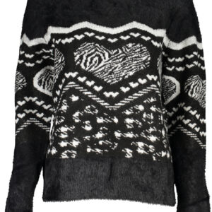 DESIGUAL MAGLIONE DONNA NERO