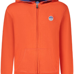 NORTH SAILS FELPA CON ZIP BAMBINO ARANCIO