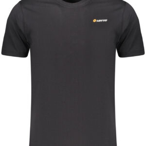 LOTTO T-SHIRT MANICHE CORTE UOMO NERO