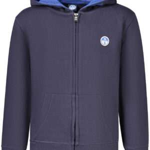 NORTH SAILS FELPA CON ZIP BAMBINO BLU