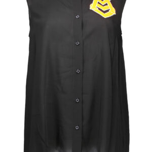 LOVE MOSCHINO CAMICIA SENZA MANICHE DONNA NERO