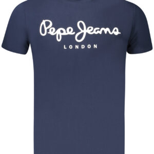 PEPE JEANS T-SHIRT MANICHE CORTE UOMO BLU