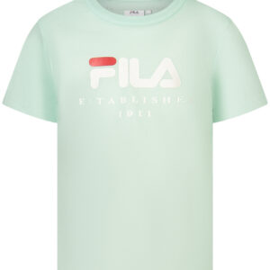 FILA T-SHIRT MANICHE CORTE BAMBINA VERDE